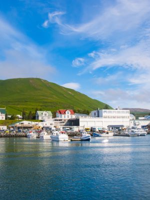 fishing-village-town-husavik-with-church-iceland